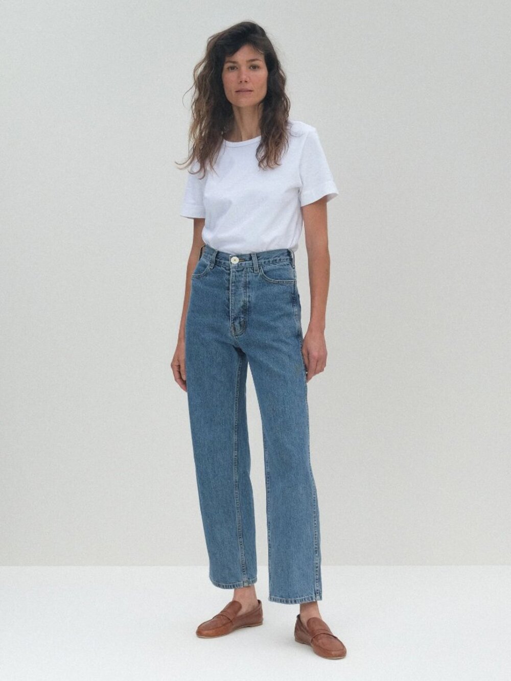 Jesse Kamm 225’s Straight Leg Jeans in Cowboy Blue